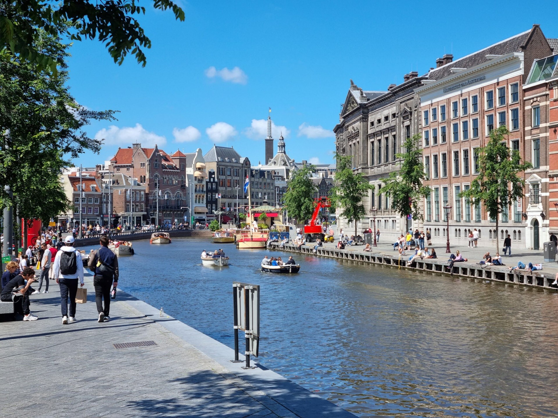 Het Rokin in Amsterdam, vlakbij de NOHABIT studio